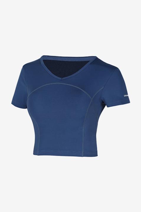 Grandeline EL-TOUCH air stitch crop top