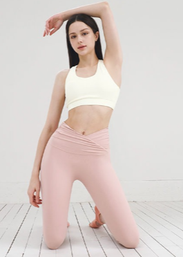 Grandeline El-flex Cross Shirring Leggings