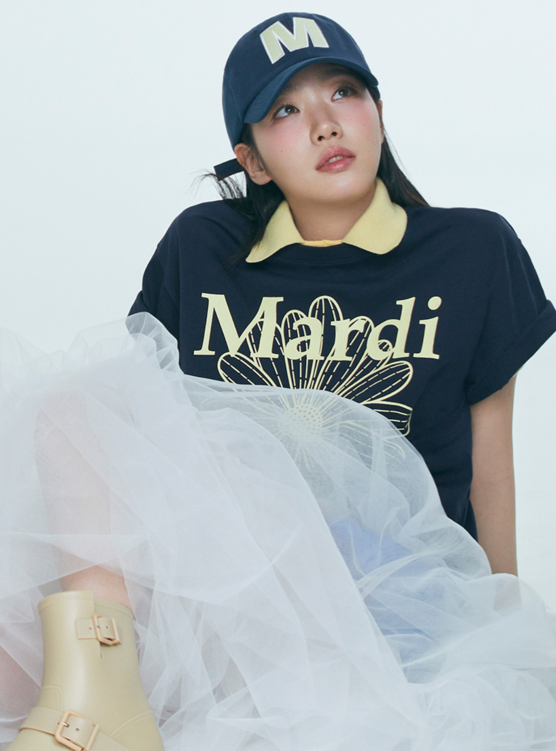 Mardi Mercredi Flowermardi T-shirt (2024 S/S New colours)