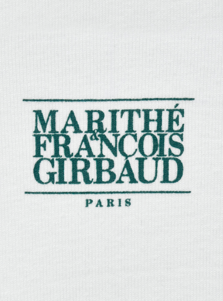 Marithe Francois Girbaud W classic logo ringer Tee