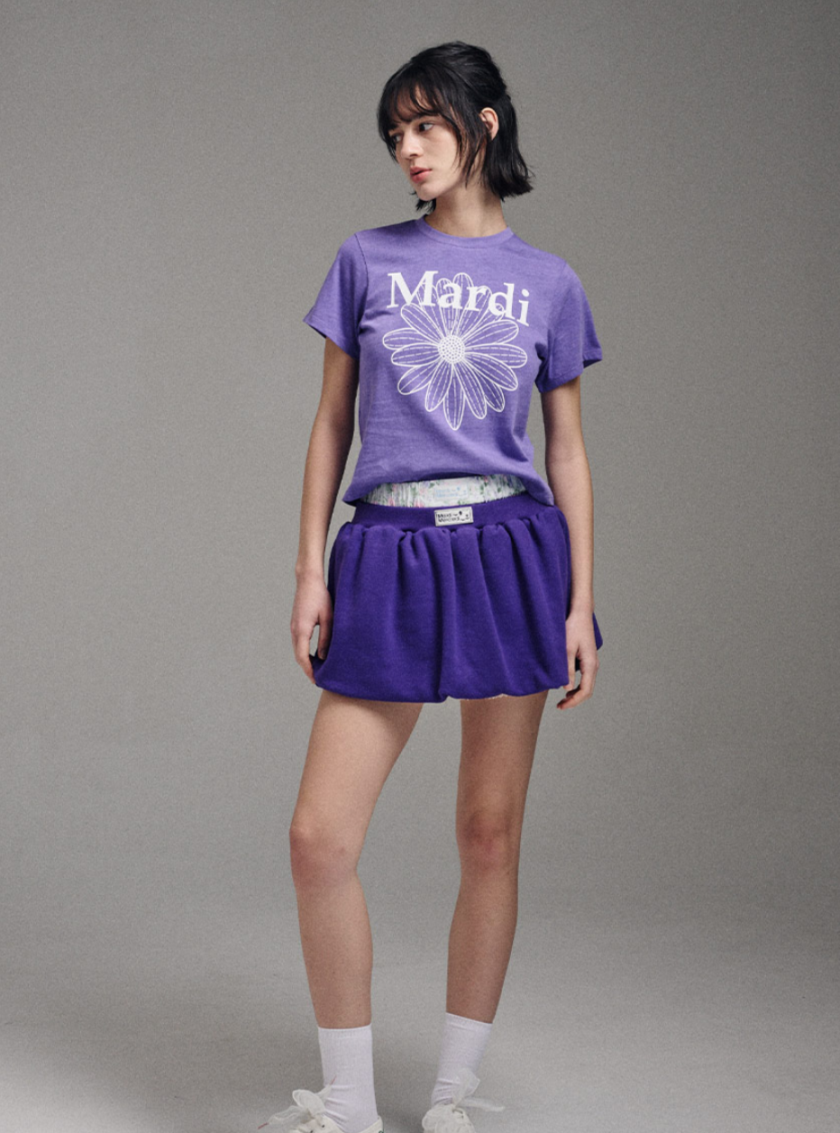 Mardi Mercredi Flowermardi slim T-shirt