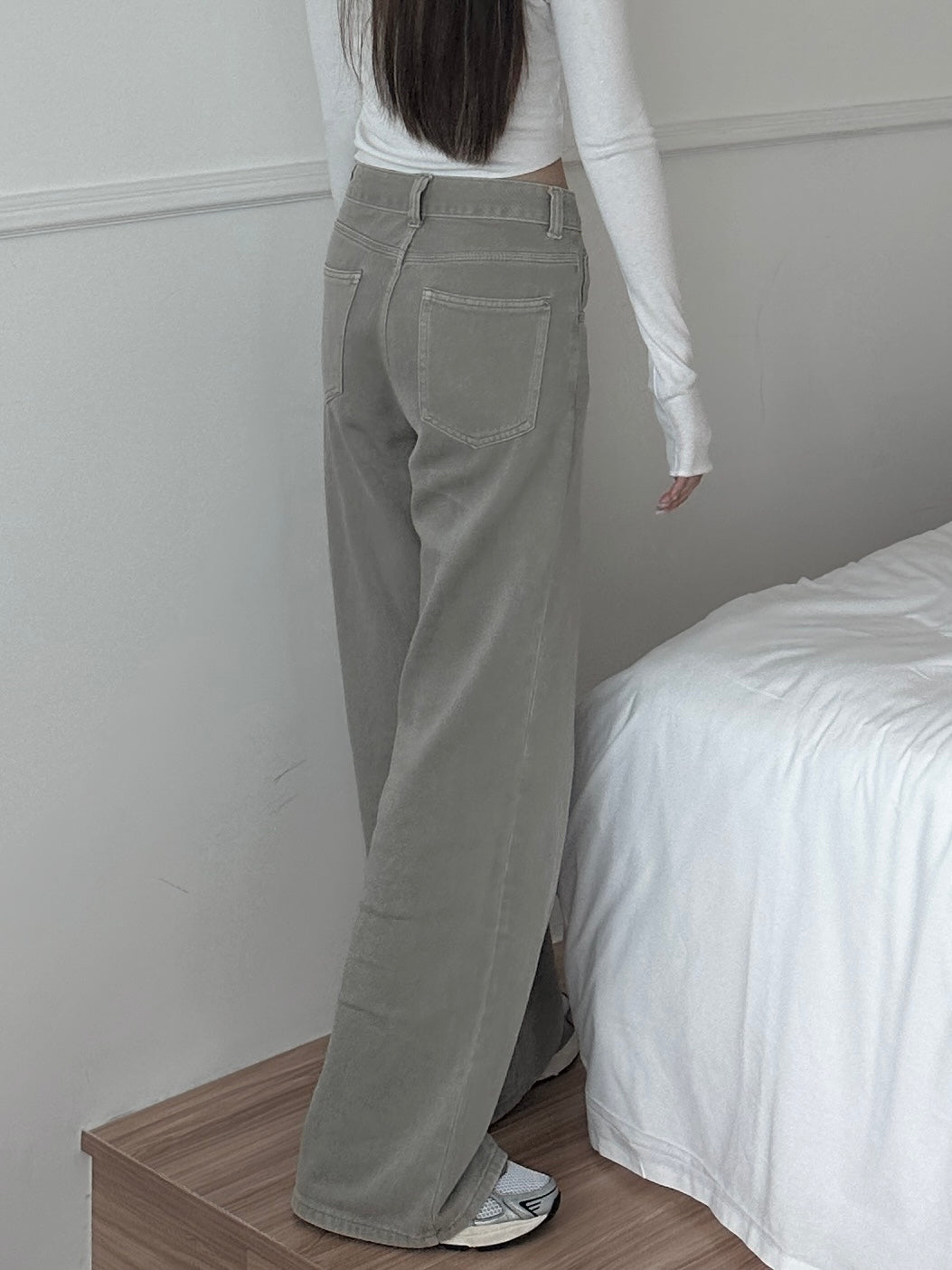 Boot cut earth tone pants