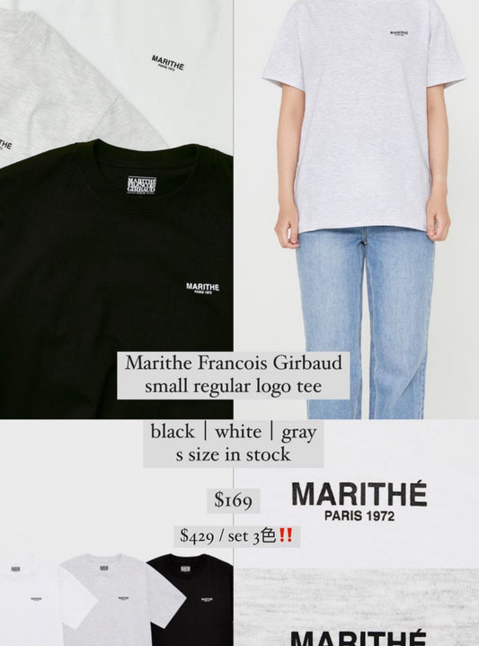 Marithe Francois Girbaud small logo tee