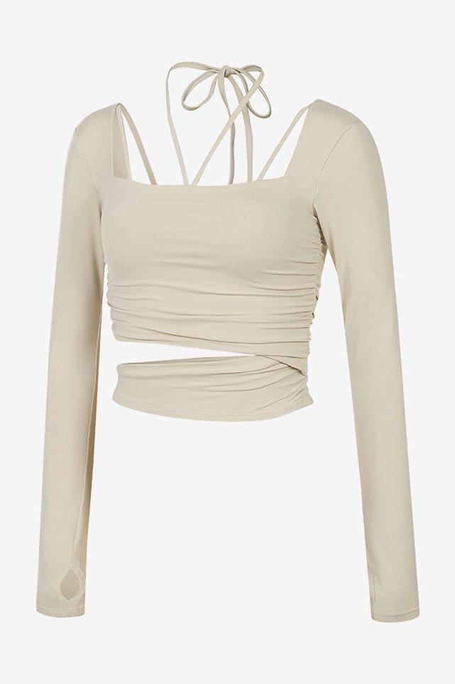 Grandeline El-soft Halter Long Sleeves