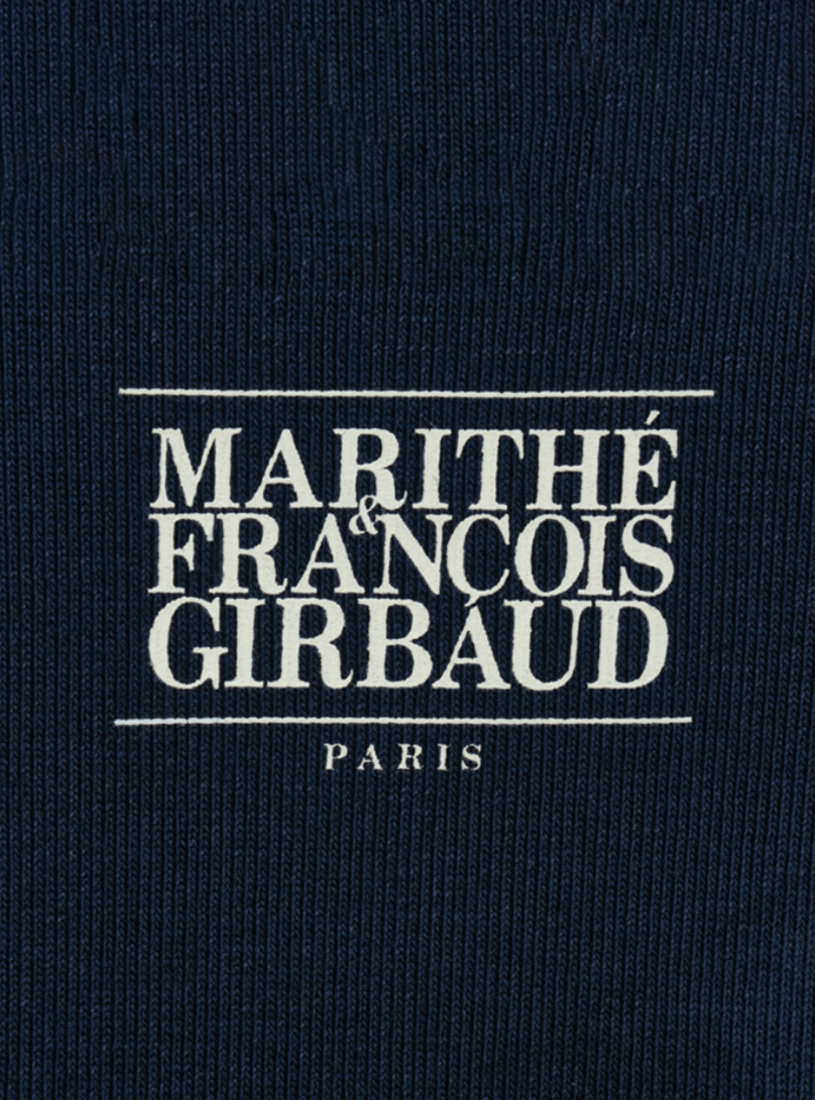 Marithe Francois Girbaud W classic logo ringer Tee