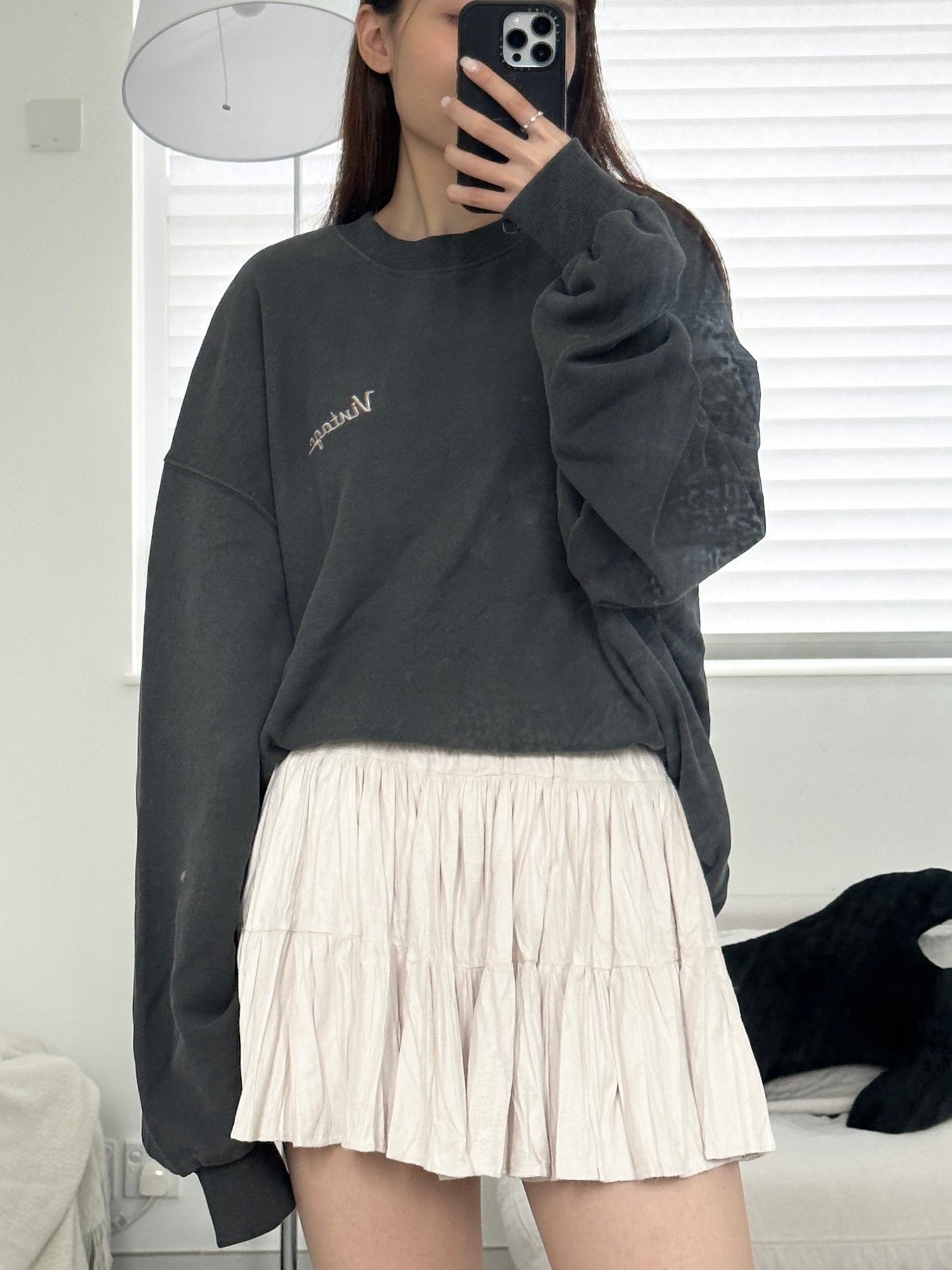 Oversize vintage sweatshirt set