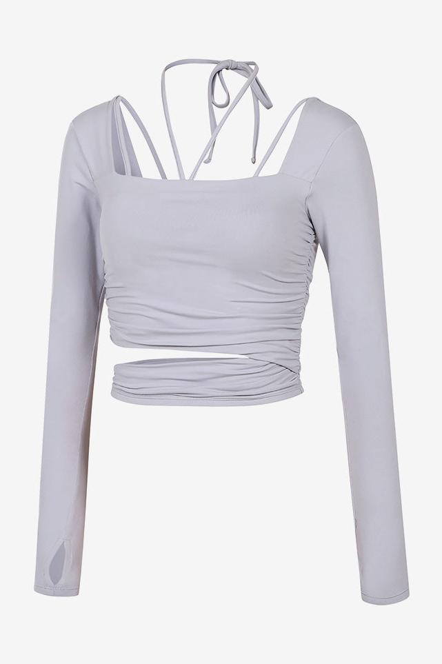 Grandeline El-soft Halter Long Sleeves