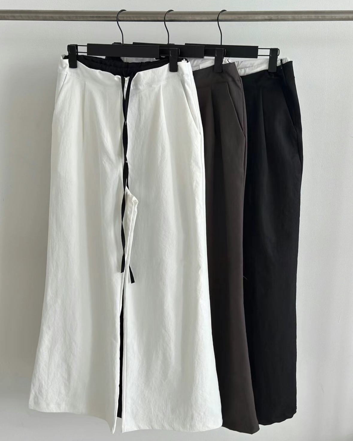 Double waist pants