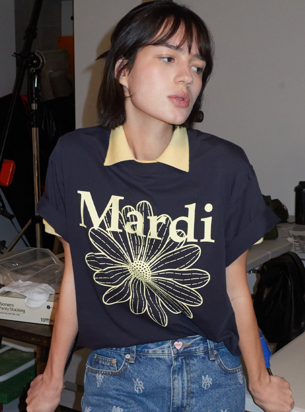 Mardi Mercredi Flowermardi T-shirt (2024 S/S New colours)