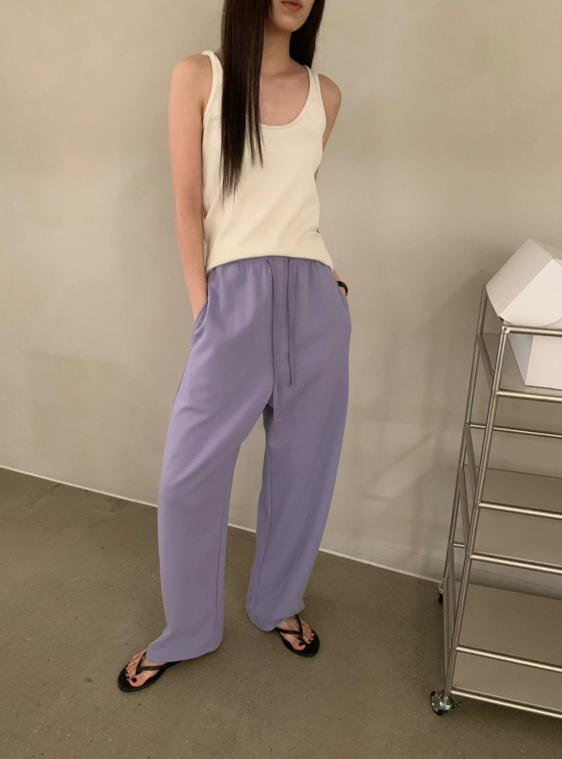 Summer cotton pants