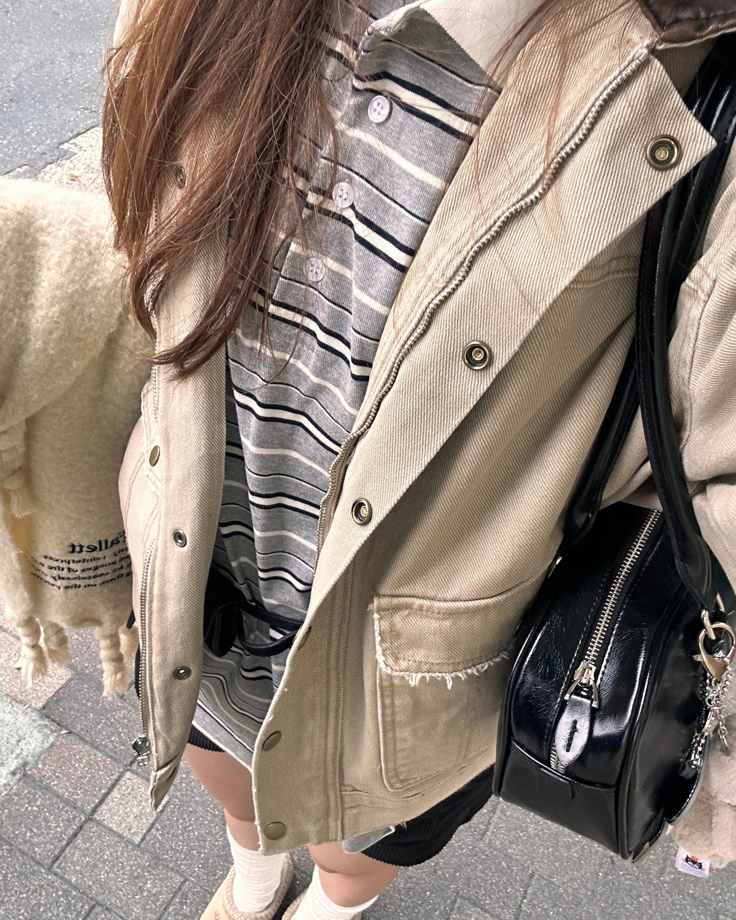 Two-tone work jacket