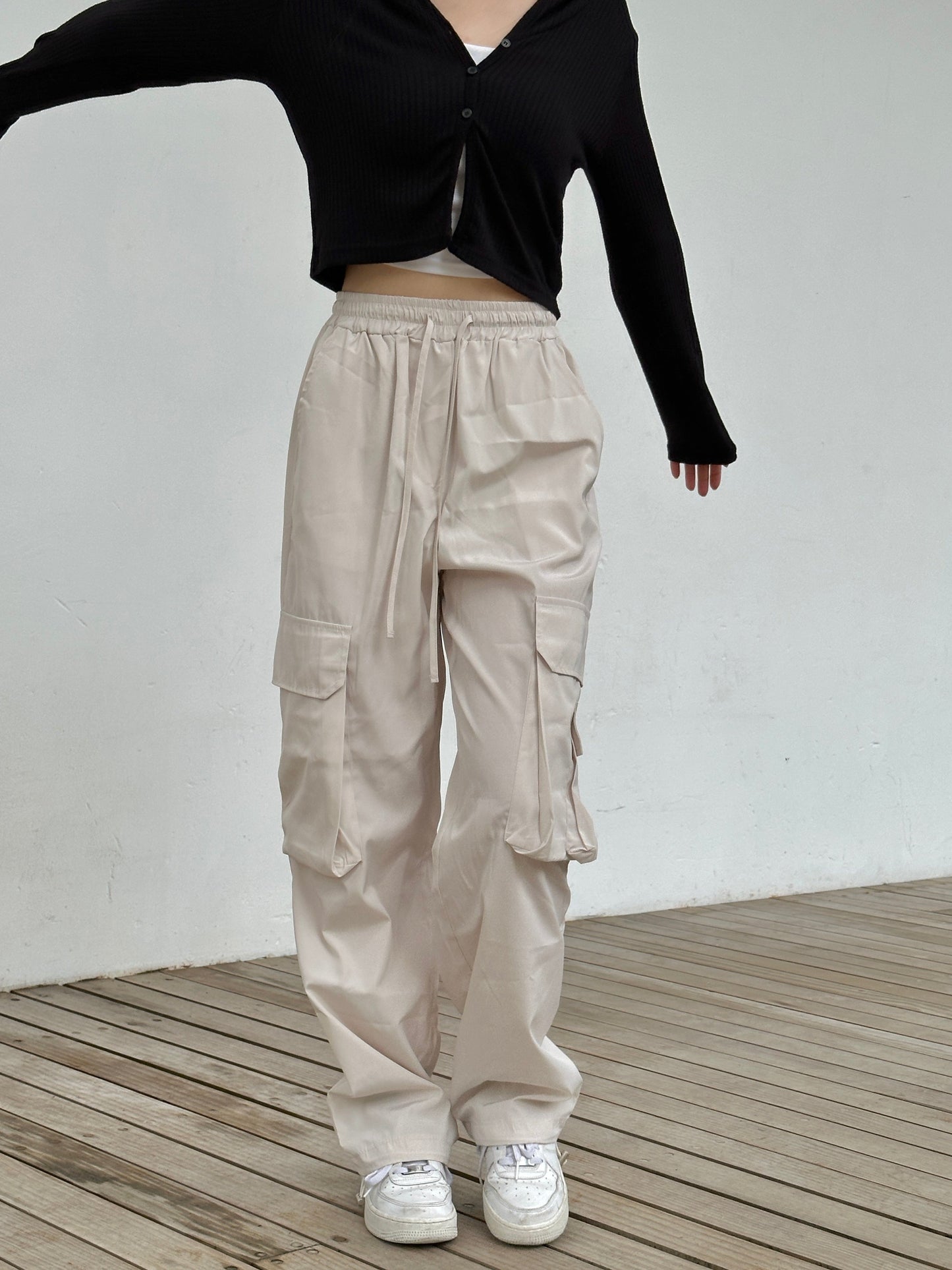 Nylon Cargo pants