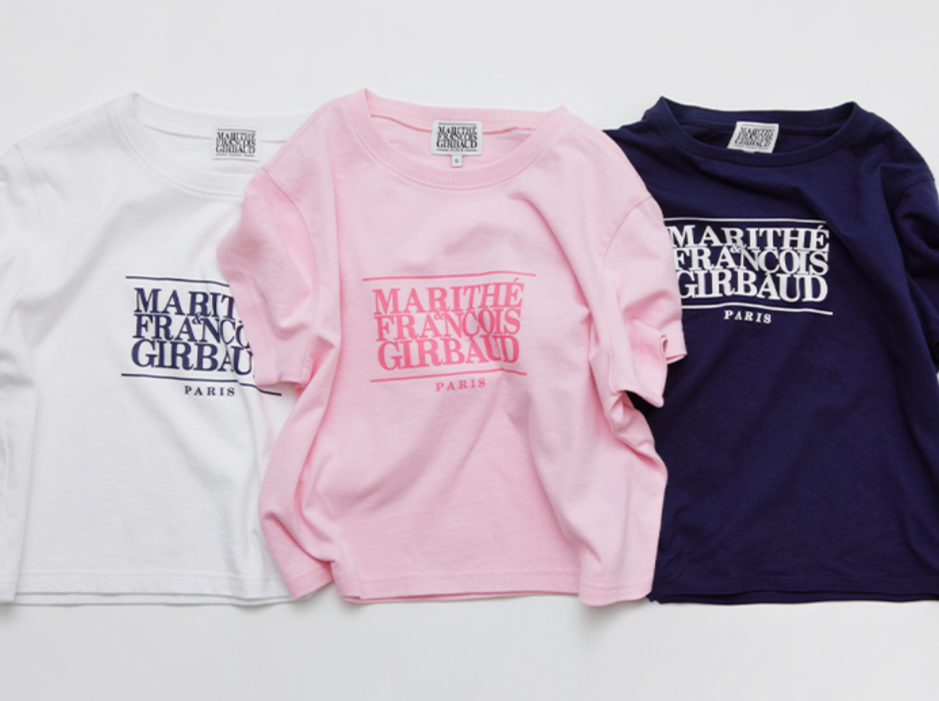 MARITHE FRANCOIS GIRBAUD classic logo crop tee