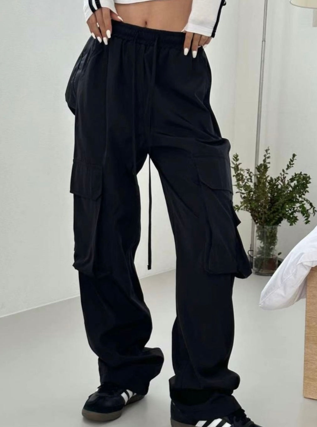 Nylon Cargo pants