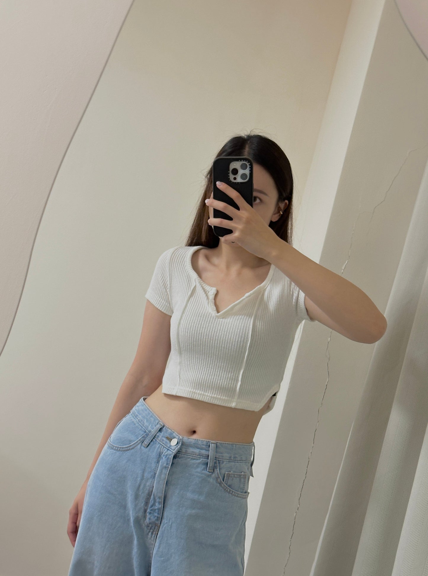 Arc crop top