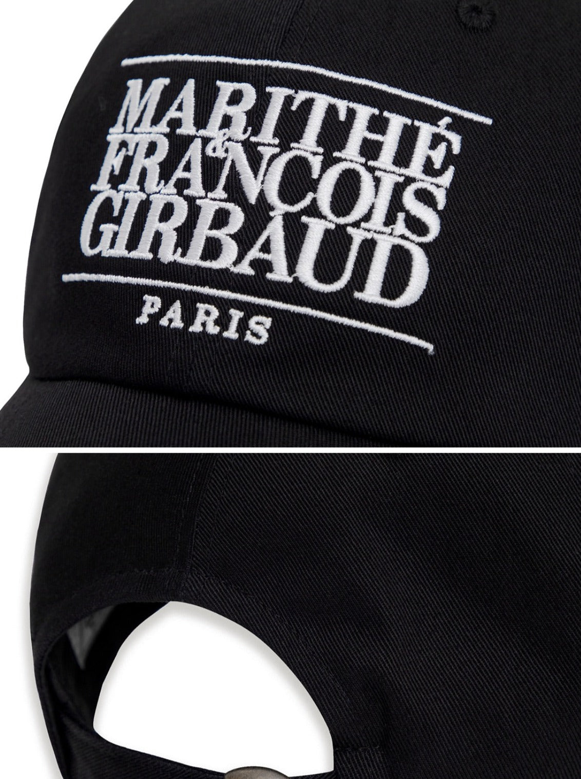 MARITHE FRANCOIS GIRBAUD logo cap