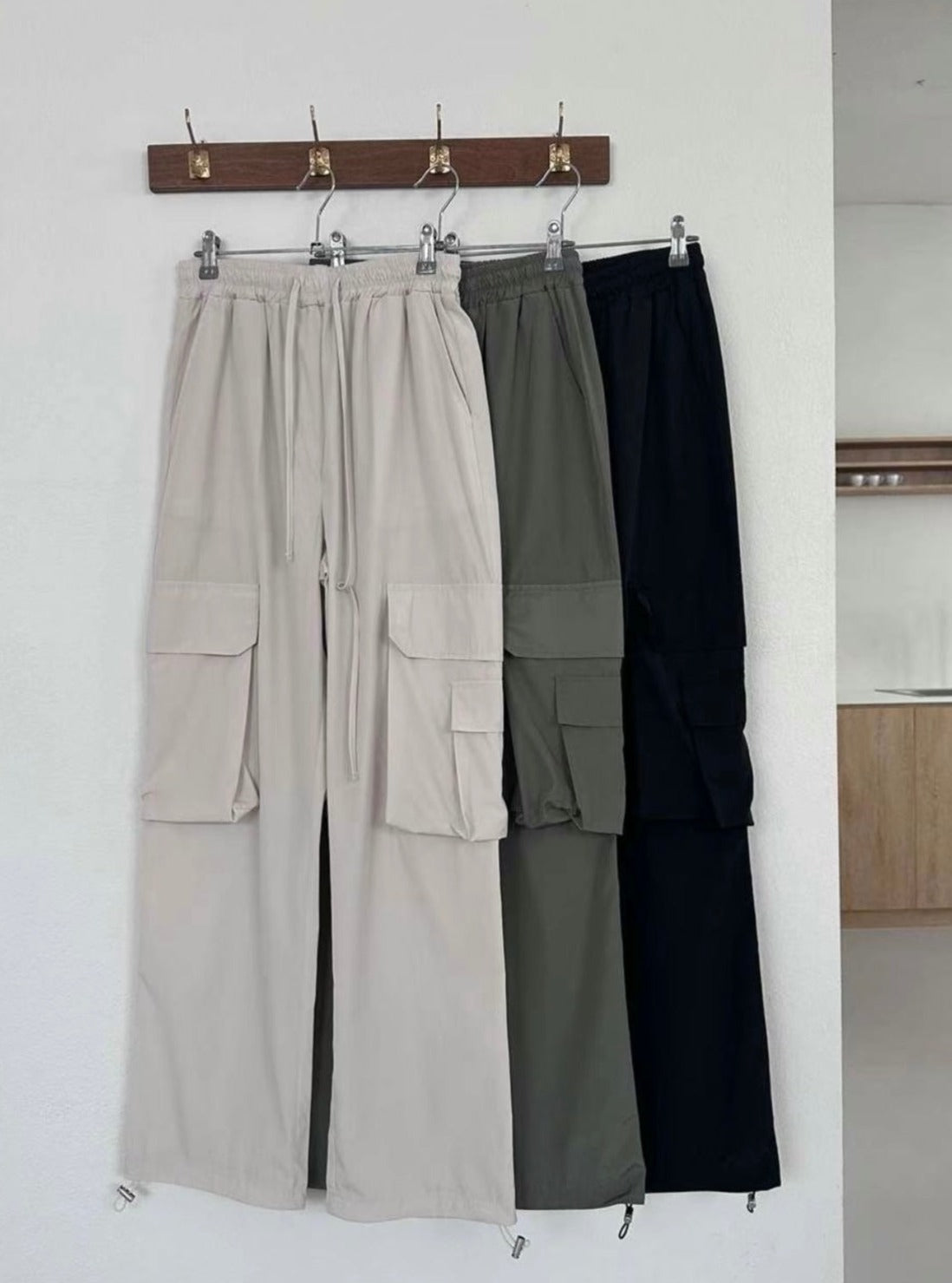 Nylon Cargo pants