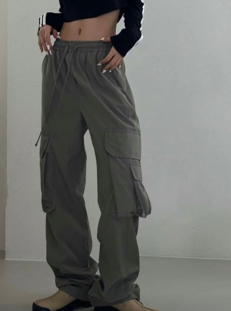 Nylon Cargo pants