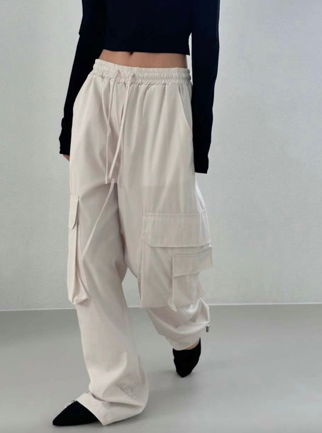 Nylon Cargo pants